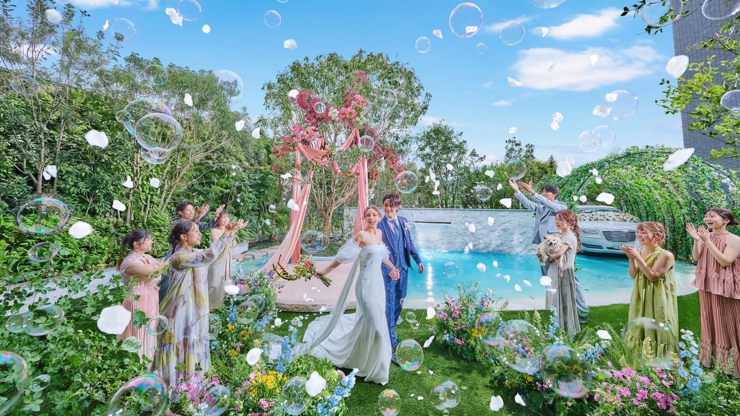 披露宴,結婚式,高砂,ナチュラル,山口